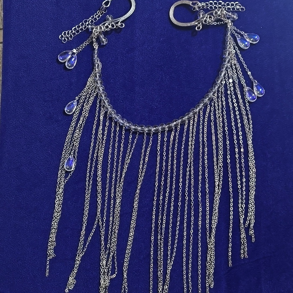Face Veil with Tassel Jewelry - Picture 3 of 14